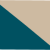 Teal/Natural